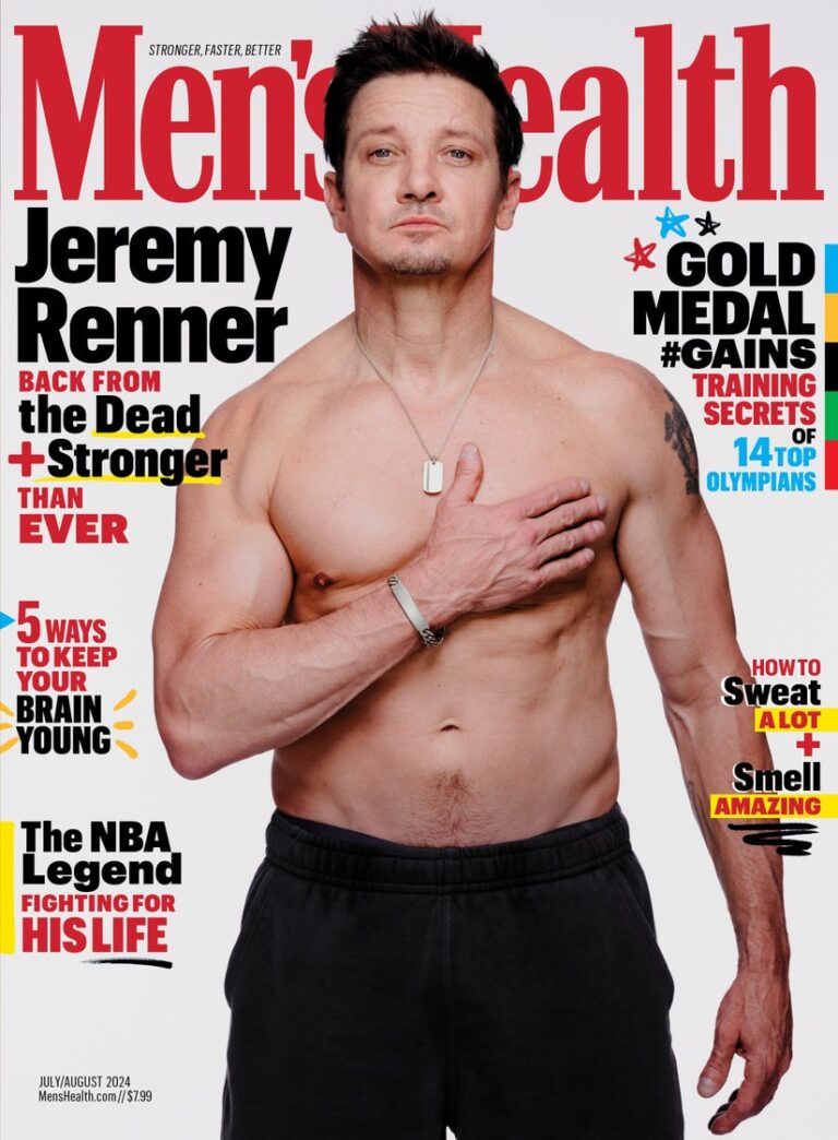 Jeremy Renner Poses Shirtless Shows Scars From Snow Plow Accident