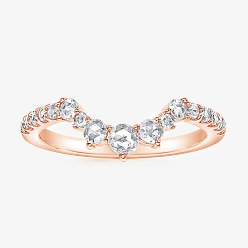 BRILLIANT EARTH Rose Cut Contoured Diamond Ring