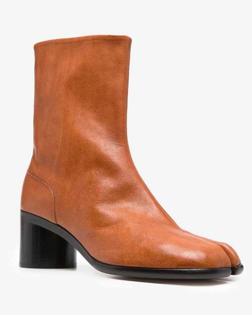 Maison Margiela Tabi-toe Ankle-Length Heels Boots For Men
