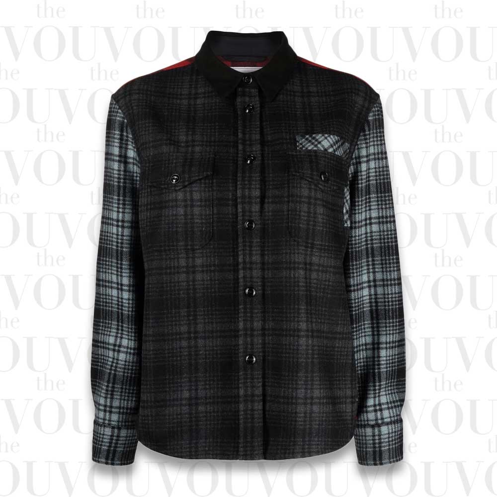 Woolrich Patchwork Check Shacket