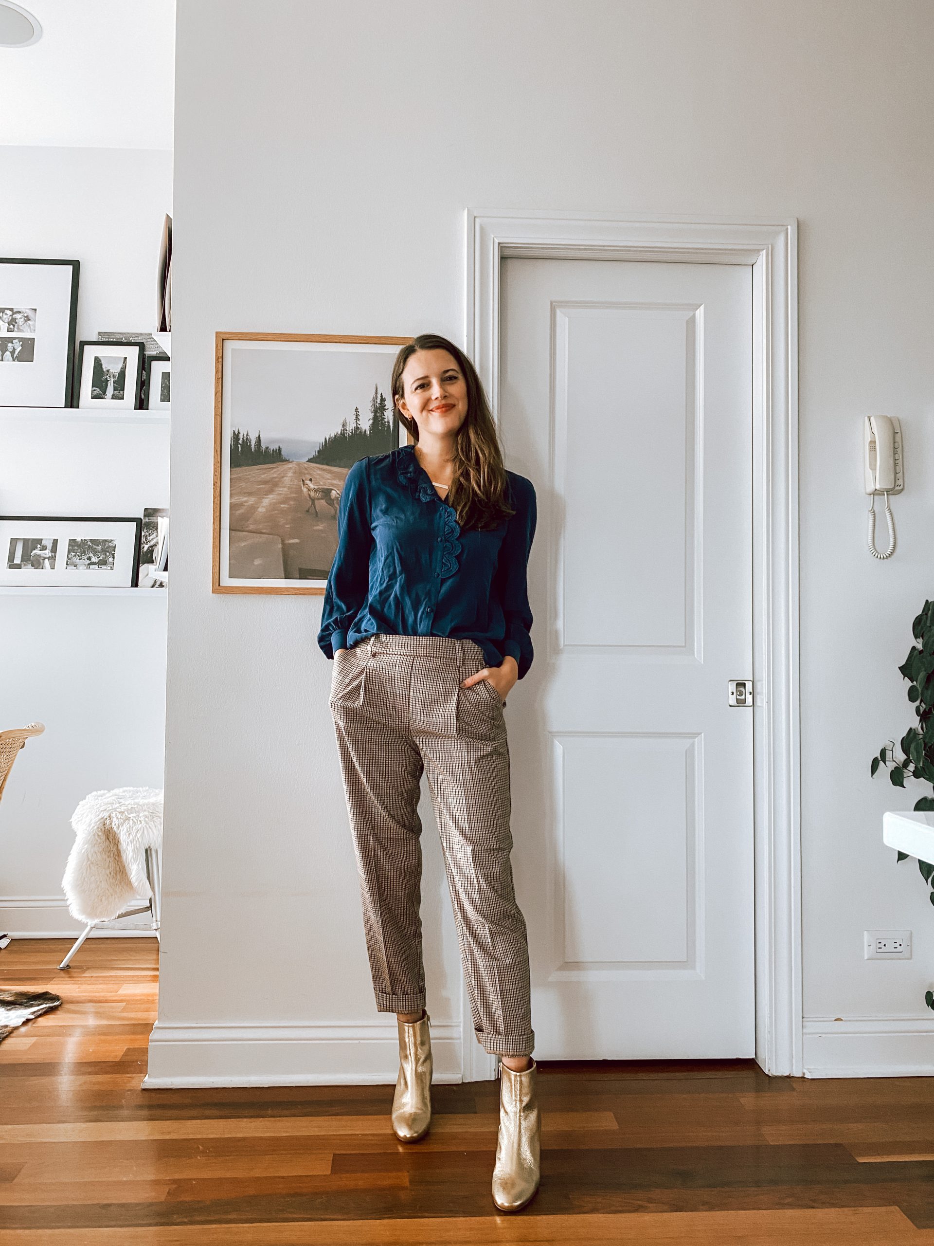 How to style comfy work pants