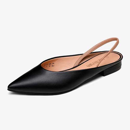 Dream Pairs Women's Pointed Toe Slingback Flats