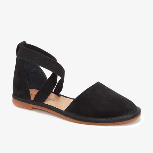 Lucky Brand Atlyi Elastic Ankle Straps Flat Shoes