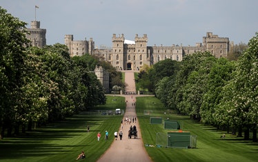 The Long Walk at Windsor Castle in England