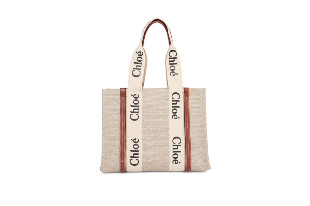 Chloé Large Woody Canvas Tote