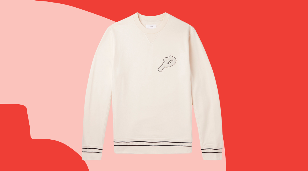 Mr Porter Logo-Appliquéd Cotton-Jersey Golf Sweatshirt