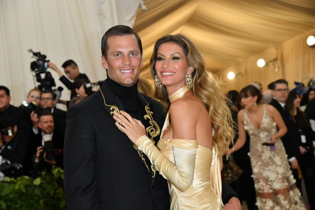 Tom Brady says his wife Gisele Bundchen has been 'super helpful' with his fashion line.