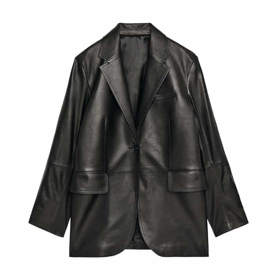 Black Leather oversized