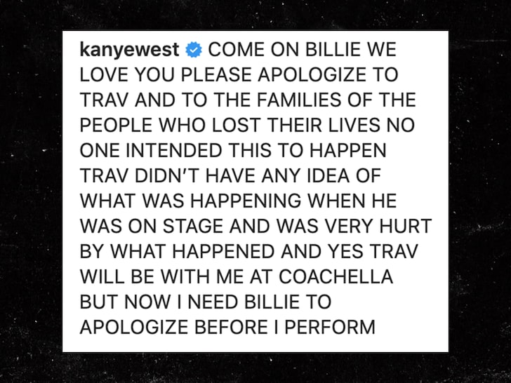 kanye west billie eilish comment