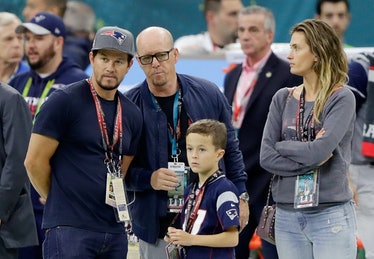 Mark Wahlberg at the Super Bowl