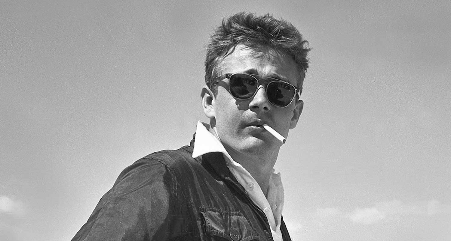 James Dean wearing Ray-Ban Wayfarers in Rebel Without a Cause
