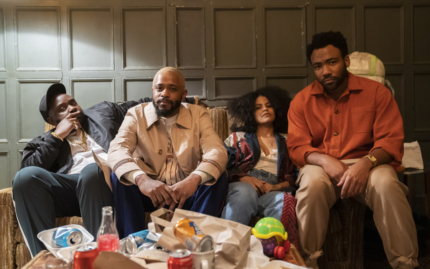 photo of cast from tv show Atlanta black content 2022