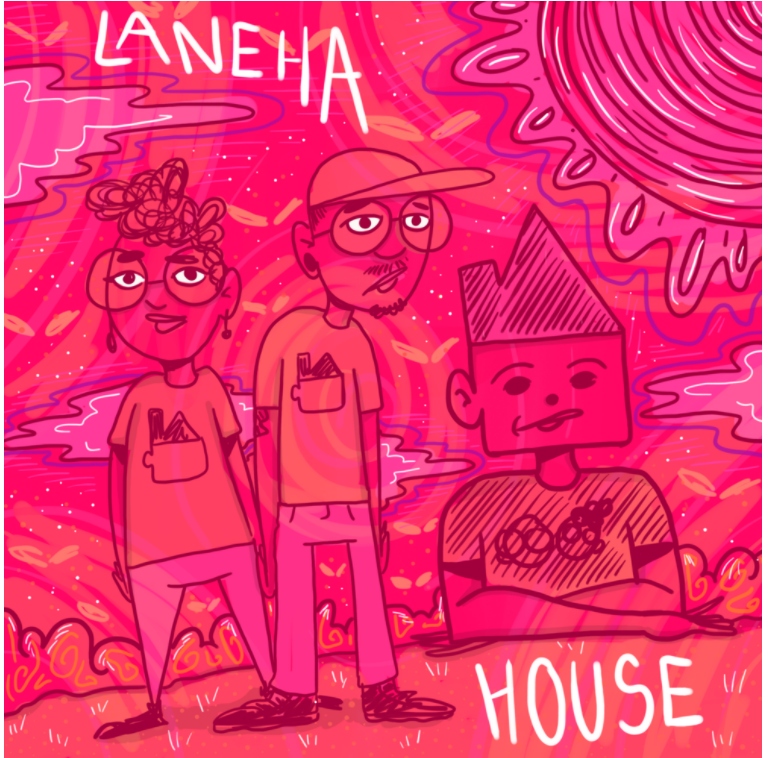 Laneha House animated logo black content 2022
