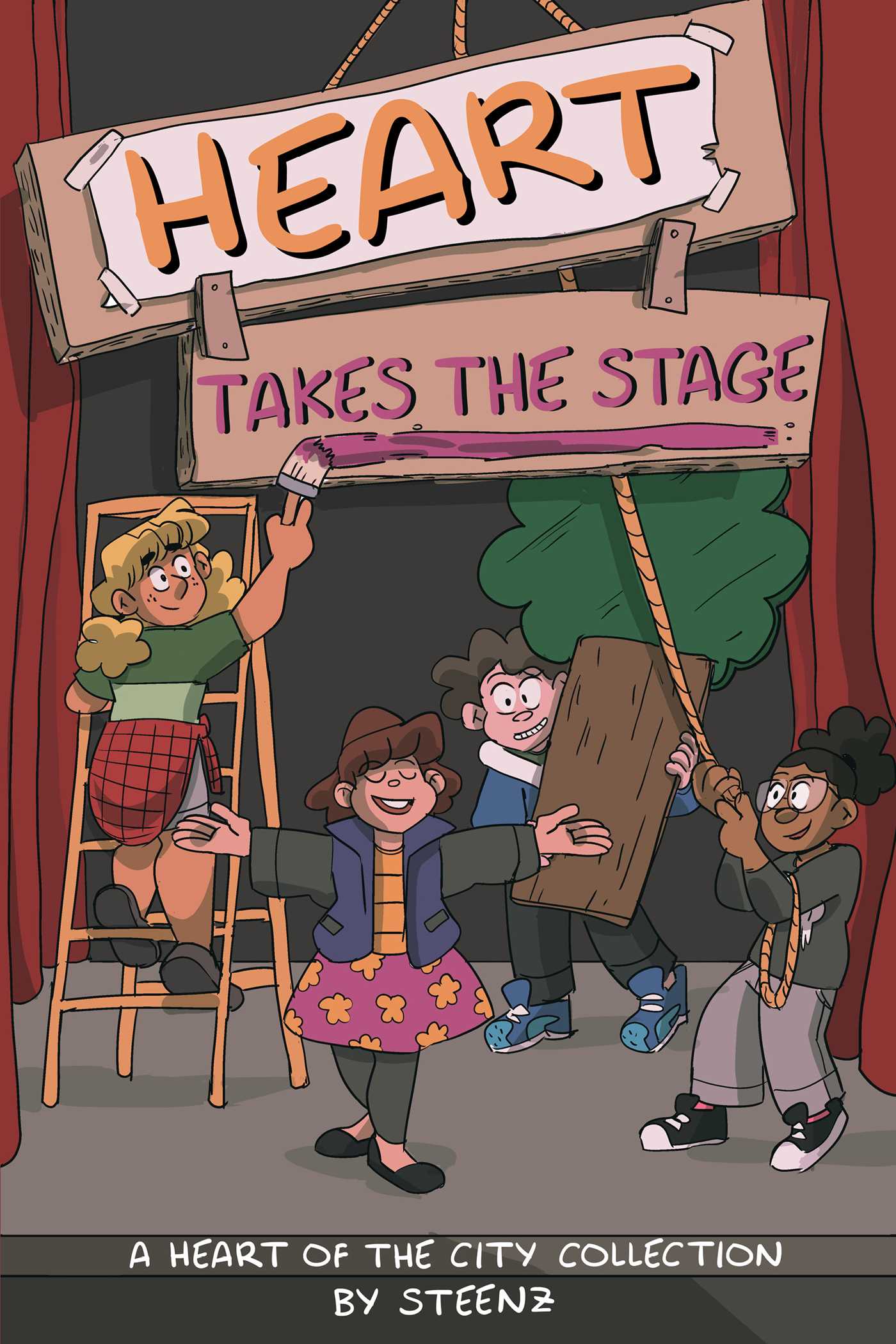 cover of heart takes the stage by steenz comic graphic novel