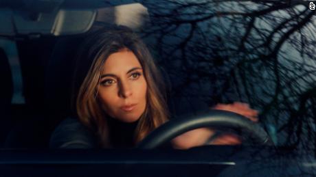 Jamie-Lynn Sigler is shown in the Chevrolet Silverado commercial that debuted during Super Bowl LVI on February 13.