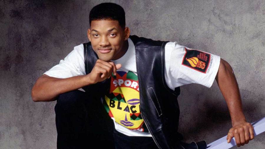 Will Smith the Fresh Prince wearing Cross Colours clothing in the 90s