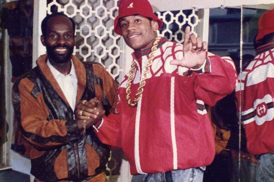 Dapper Dan and LL Cool J in the 80s