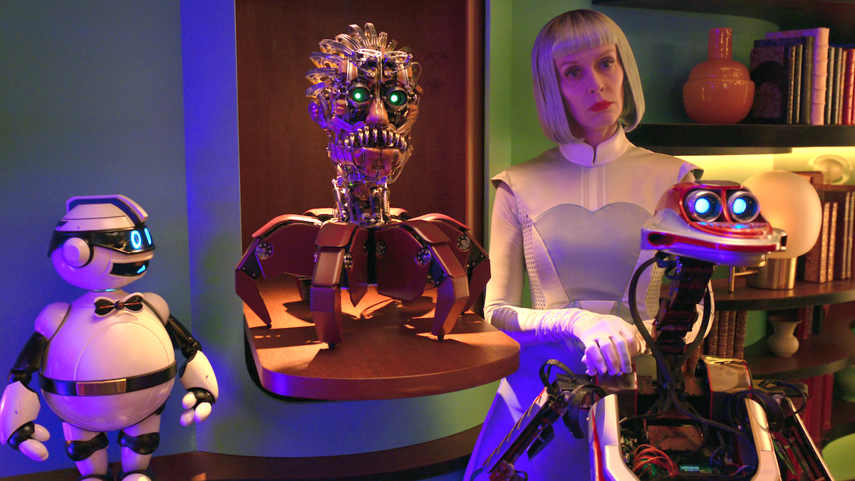 A quartet of robots in Netflix movie Bigbug