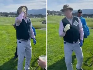 Bill Murray Downs Fan's Tequila Shot At Golf Pro-Am, Continues Amazing Tradition