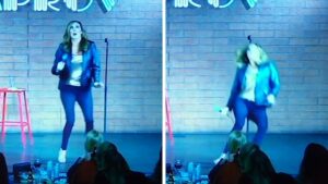 Comedian Heather McDonald Shows Terrifying Video of On-Stage Collapse
