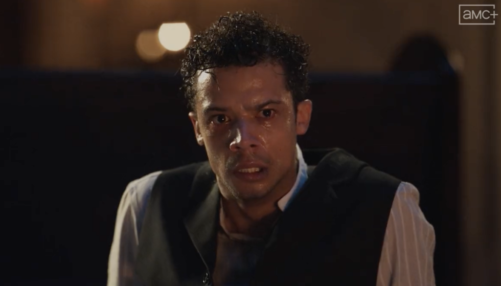 Jacob Anderson as Louis in Interview with the Vampire