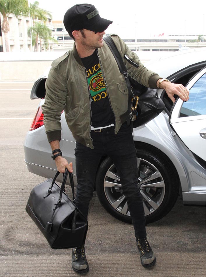 justin theroux black jeans