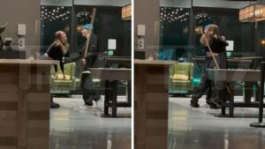Justin and Hailey Bieber Hug, Butt Slap Around at Pool Table in Pennsylvania