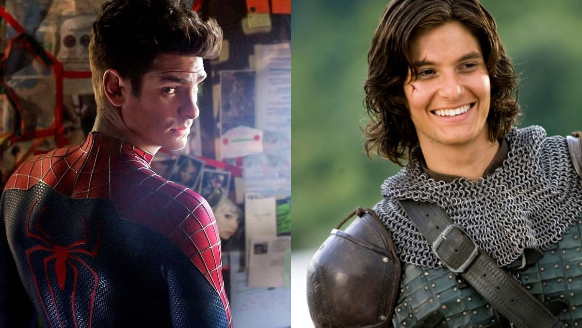 Andrew Garfield as Spider-Man just missed out on being cast as Prince Caspian (Ben Barnes) in the Chronicles of Narnia