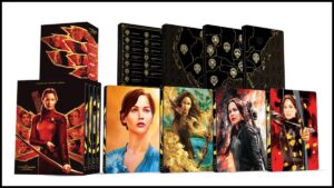 The Hunger Games 10th anniversary 4K Ultra HD + Blu-ray + Digital SteelBook collection cover with border