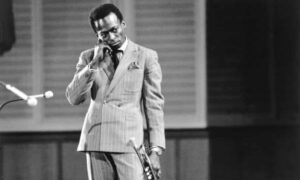 Miles Davis onstage c1959.