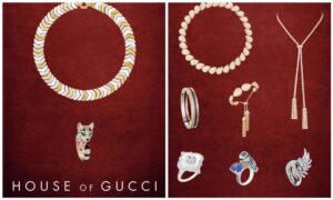 The gorgeous jewelry used in House of Gucci by Lady Gaga, Adam Driver, and Youssef Kerkour