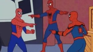Tom Holland, Andrew Garfield, and Tobey Maguire Recreate Spider-Man Meme