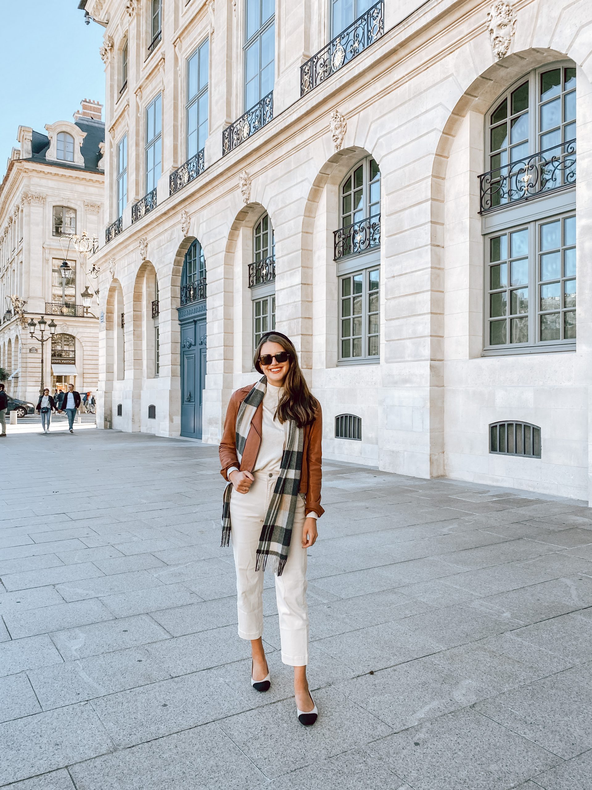 Straight-Leg Pants with Flats