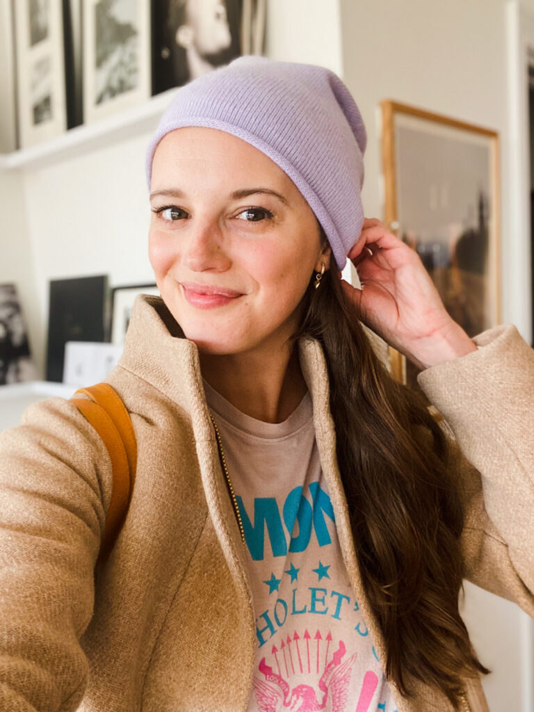 Spring Style Hack: Lavender Beanie