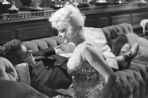 Tony Curtis and Marilyn Monroe in 