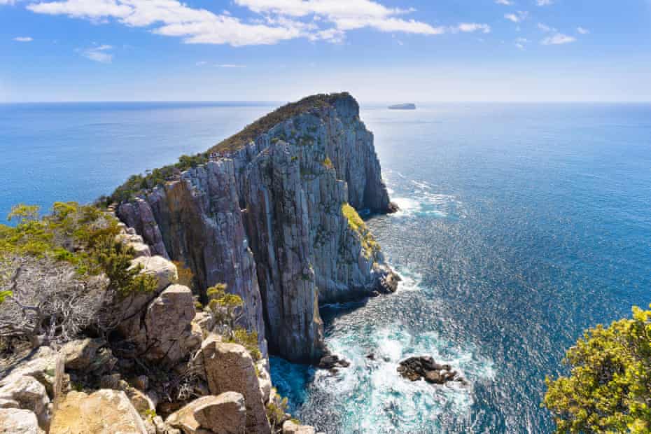A view of Cape Hauy and Hippolyte Rocks along Tasmania’s Three Capes track
