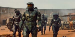 a group of spartans led by master chief