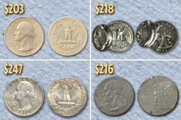 Washington quarters that have sold for more than $200 - see if you have one