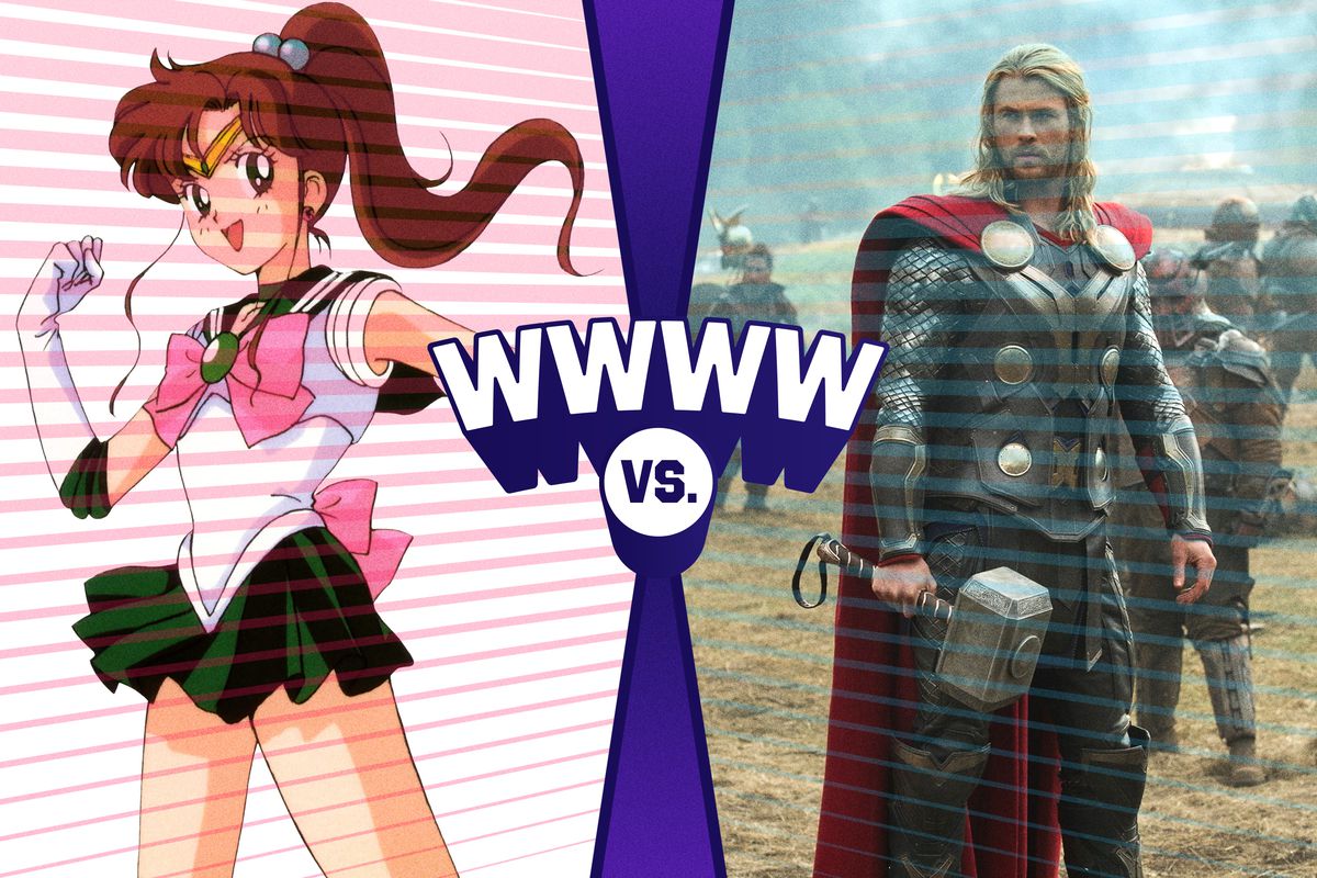 Sailor Jupiter vs. Thor 