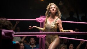 Betty Gilpin in Glow, Gilpin will play a warrior nun fighting artificial intelligence
