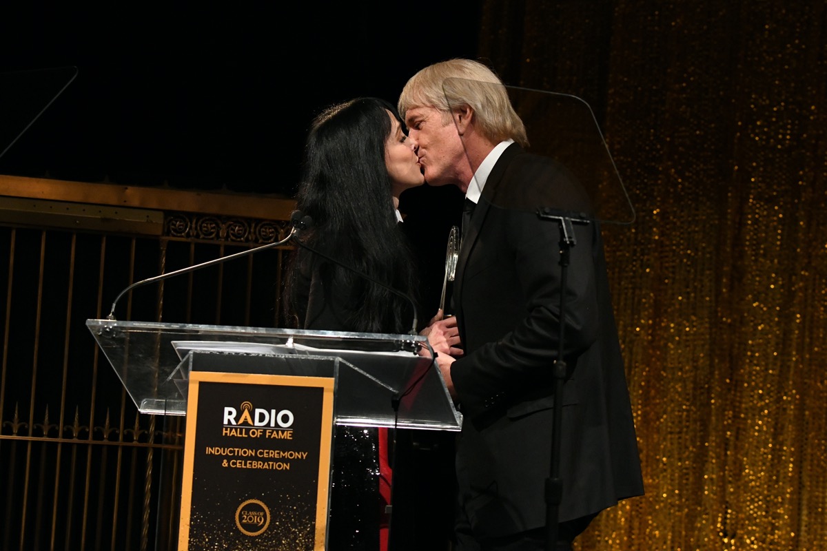 Connie Sellecca and John Tesh in 2019