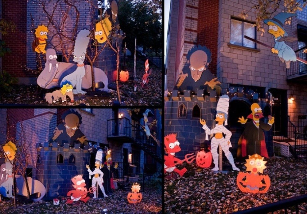 Simpsons Halloween Decor