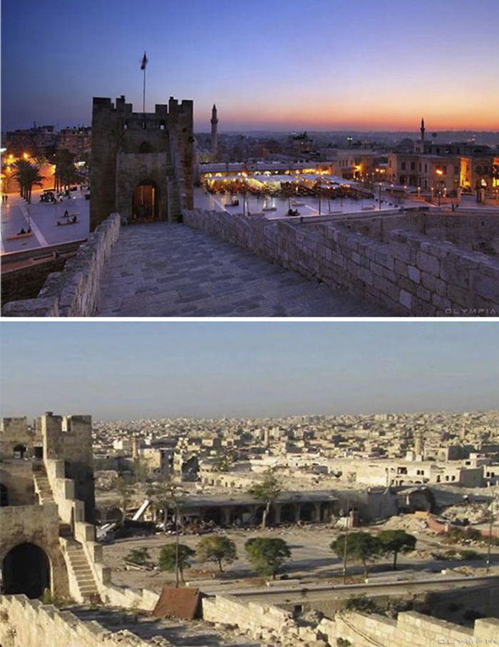 Aleppo, Syria Before and After 2
