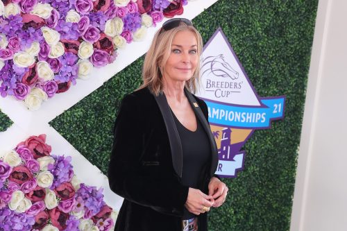 Bo Derek at the 2021 Breeders' Cup VIP Event in 2021