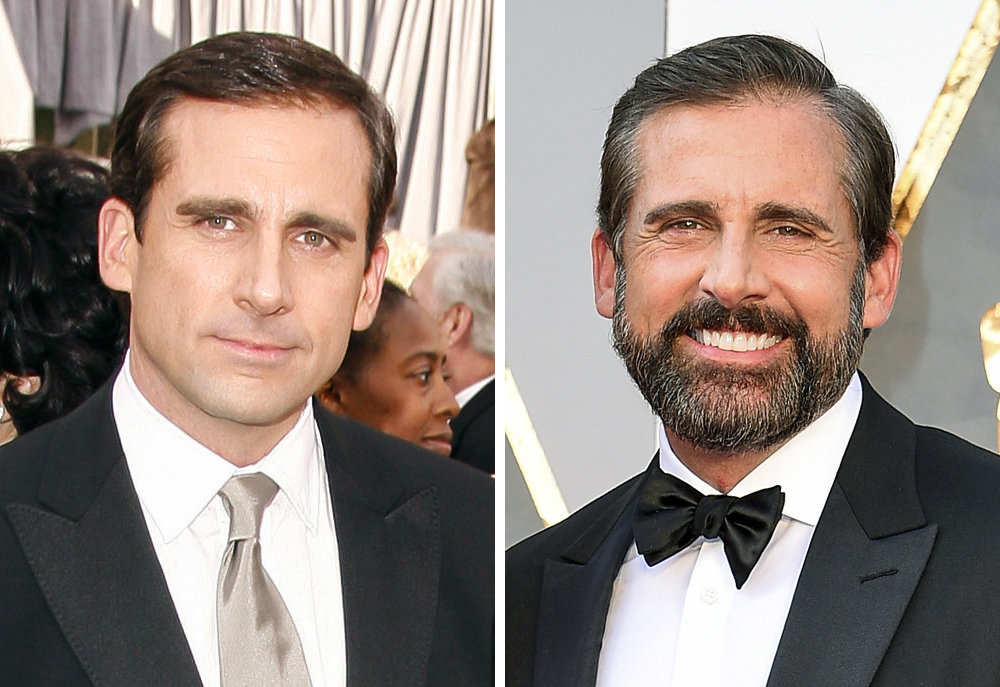 Steve Carell 2006 and 2016