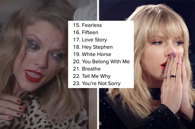 Be Honest — How Many Of These Taylor Swift Songs Have You Cried To?