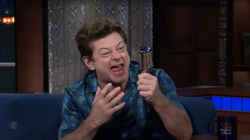 Andy Serkis, as Gollum, Stands with Ukraine on Colbert: Watch