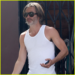 Chris Pine Spotted in Tank Top & Shorts Ahead of Oscars Weekend