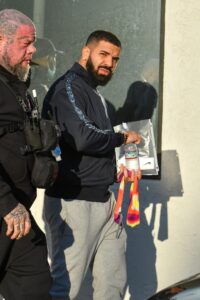 Drake has a heart cut out in his hair