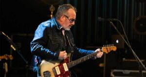 Elvis Costello uses washing-up liquid to protect his voice